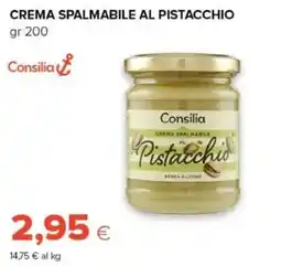 Oasi Crema spalmabile al pistacchio Consilia offerta