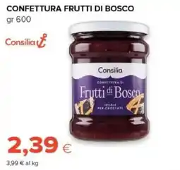 Oasi Confettura frutti di bosco Consilia offerta