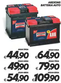 Iper Super Conveniente Arexons batteria auto offerta