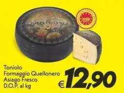 Iper Super Conveniente Formaggio Quellonero Asiago Fresco offerta