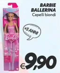 Iper Super Conveniente Barbie ballerina capelli biondi offerta