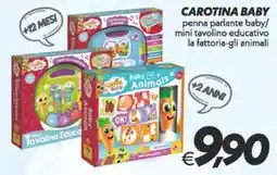 Iper Super Conveniente Carotina Baby penna parlante baby/mini tavolino educativo la fattoria-gli animali offerta