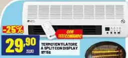 Risparmio Casa Termoventilatore a split con display offerta