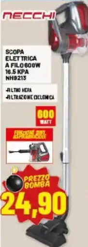 Risparmio Casa Scopa elettrica Necchi offerta