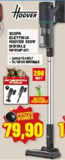 Risparmio Casa Scopa elettrica Hoover digitale offerta