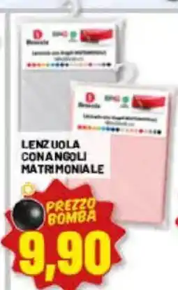 Risparmio Casa Lenzuola con angoli matrimoniale offerta
