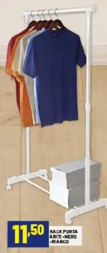 Risparmio Casa Rack porta abiti - nero - bianco offerta