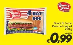 Iper Super Conveniente Buoni di Forno Pane hot dog offerta