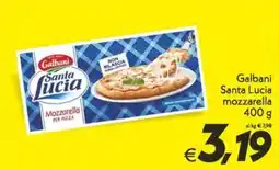 Iper Super Conveniente Galbani Santa Lucia mozzarella offerta