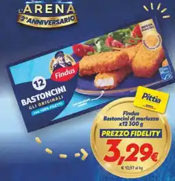 Iper Super Conveniente Findus Bastoncini di merluzzo offerta