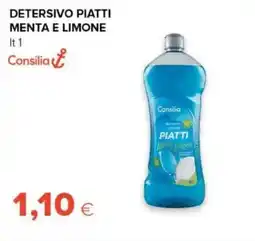 Oasi Detersivo piatti menta e limone Consilia offerta