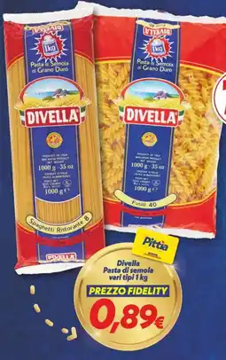 Iper Super Conveniente Divella Pasta di semola offerta