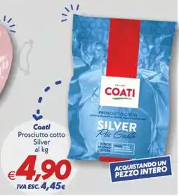 Iper Super Conveniente Coati Prosciutto cotto Silver offerta