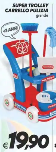 Iper Super Conveniente Super Trolley carrello pulizia grande offerta