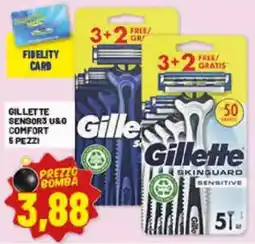 Risparmio Casa Gillette Sensor3 U&G Comfort offerta