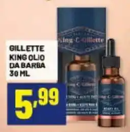 Risparmio Casa Gillette King olio da barba offerta
