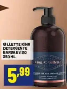 Risparmio Casa Gillette King detergente barba e viso offerta
