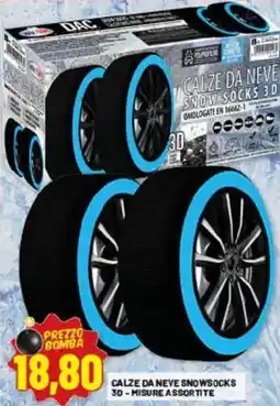 Risparmio Casa Calze da neve snowsocks 3d offerta