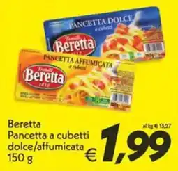 Iper Super Conveniente Beretta Pancetta a cubetti offerta