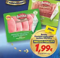Iper Super Conveniente Beretta Prosciutto crudo-cotto/tacchino offerta