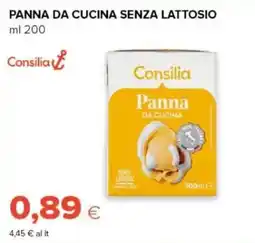 Oasi Consilia Panna da cucina senza lattosio offerta
