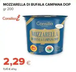 Oasi Mozzarella di bufala campana dop Consilia offerta