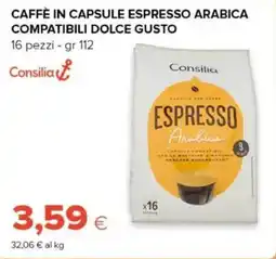 Oasi Consilia Caffè in capsule espresso Arabica offerta