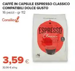 Oasi Caffè in capsule espresso classico Consilia offerta
