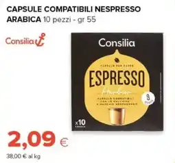 Oasi Consilia Espresso Arabica offerta