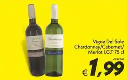 Iper Super Conveniente Vigne Del Sole Chardonnay/Cabernet/Merlot I.G.T offerta