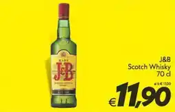 Iper Super Conveniente J&B Scotch Whisky offerta