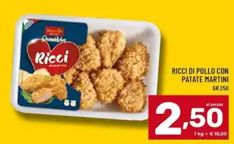 Ricci di pollo con patate Martini
