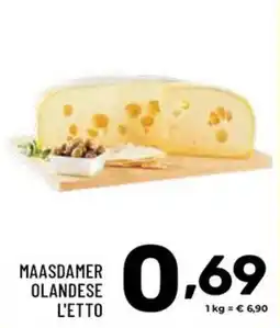 Il Centesimo Maasdammer Olandese L'Etto offerta