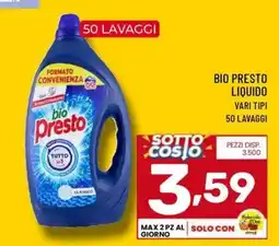 Il Centesimo Bio Presto offerta