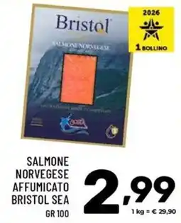 Il Centesimo Salmone norvegese affumicato bristol sea offerta