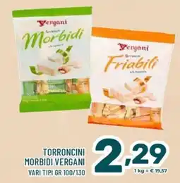 Il Centesimo Torroncini morbidi Vergani offerta