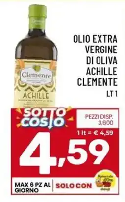 Il Centesimo Olio extra vergine di oliva Achille Clemente offerta