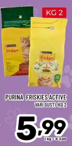 Il Centesimo Purina Friskies Active offerta