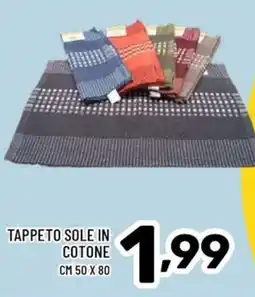Il Centesimo Tappeto sole in cotone offerta