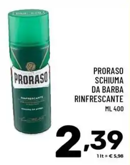 Il Centesimo Proraso schiuma da barba rinfrescante offerta