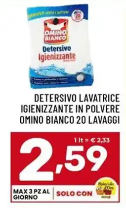 Il Centesimo Detersivo igienizzante Omino Bianco offerta