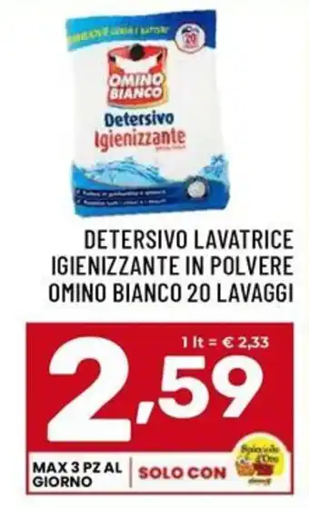 Detersivo igienizzante Omino Bianco