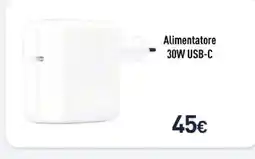 Unieuro Alimentatore 30W USB-C offerta
