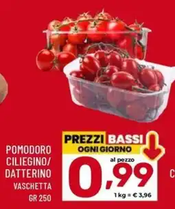 Il Centesimo Pomodoro ciliegino/datterino vaschetta offerta