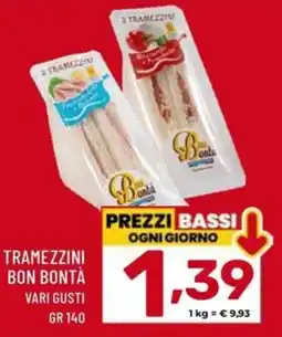 Il Centesimo Tramezzini Bon Bontà offerta