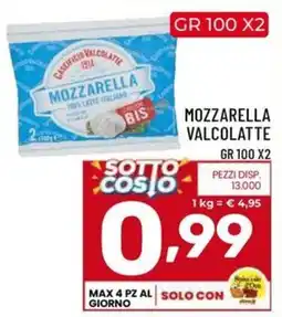 Il Centesimo Mozzarella Valcolatte offerta