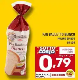 Il Centesimo Pan Bauletto Bianco Mulino Bianco offerta