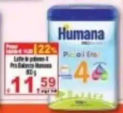 CTS Supermercati Latte in polvere 4 Pro Balance Humana offerta