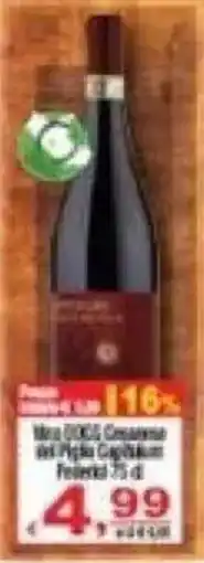 CTS Supermercati Vino DOCG Cerasuolo del Piglio Capodivento offerta