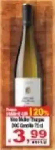 CTS Supermercati Vino Müller Thurgau DOC Cuneo 75 cl offerta